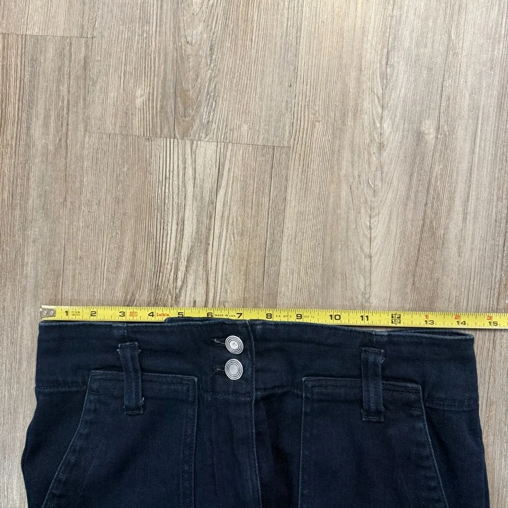 Maeve Antrhopologie Womens 28 Naomi Flare Jeans Navy
